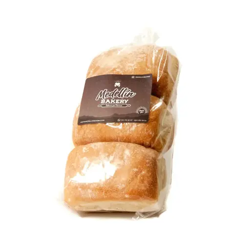 [SMP005] Pan sandwich artellano (8 cm x 12 cm) x 6 unidades 60 gr unidad